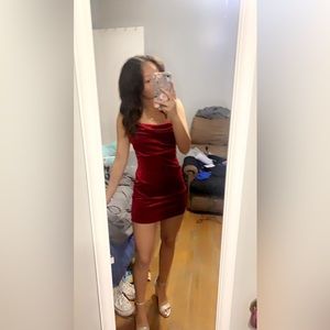 red hoco/formal dress